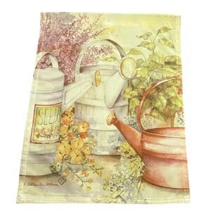 Kathleen Parr McKenna Garden Flag Watercolor Artist Yard Decor Classroom Banner